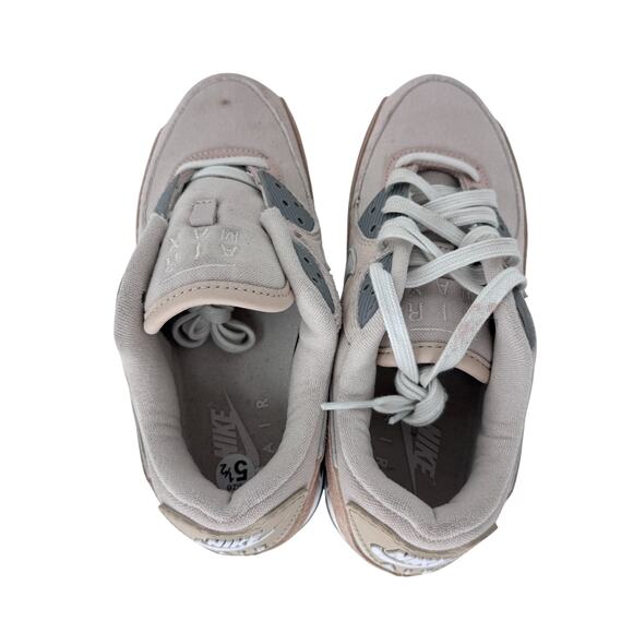 Nike Air Max 90‎ Premium Sneakers Mens US 5.5 Beige Upper Synthetic DA1641-201 main image 6